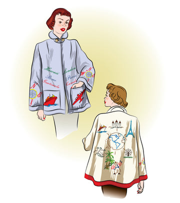 # 1565 - 1950's World Traveler Jacket - PDF