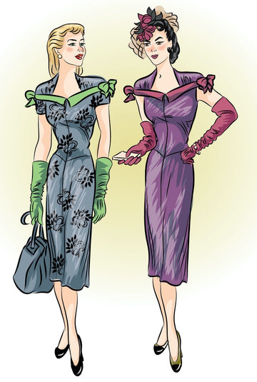 # 3125 Dinner Or Cocktail Dress - Full Sized Print