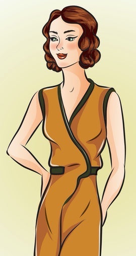 # 3437 - Beach Pajamas With Long Or Bolero Style Jacket - PDF