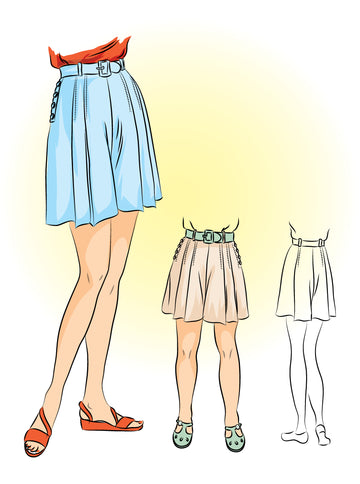 # 2486 - 1940's Sports Shorts - Full Sized Print