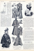 La Mode Illustree # 16, April 1899 French Fashion Magazine