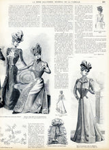 La Mode Illustree # 18, April 1899 French Fashion Magazine