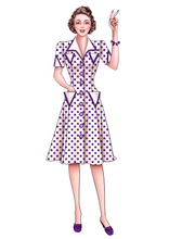 # 0766 - Button Front Dress (1940) - PDF DOWNLOAD