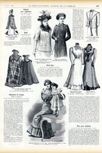 La Mode Illustree # 38, September 1899 French Fashion Magazine