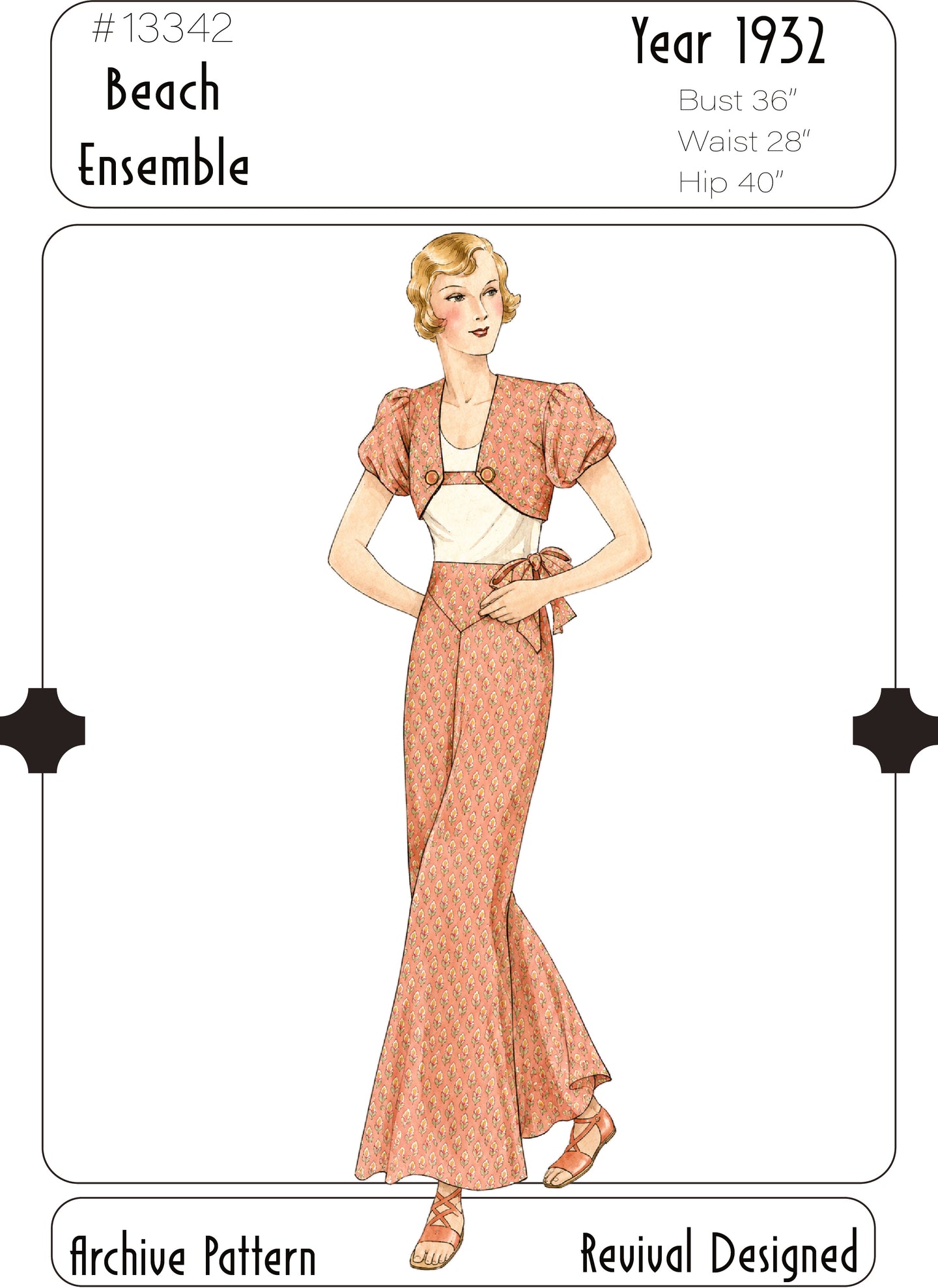 # 13342 Beach Ensemble (1932)