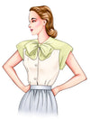 # 1555 - BLOUSE WITH  YOKE (circa 1940's) - FULL SIZE PRINT - DIGITAL DOWNLOAD