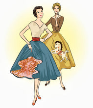 # 4752 - Circle Skirt With Petticoat (1953) -  Full Sized Print