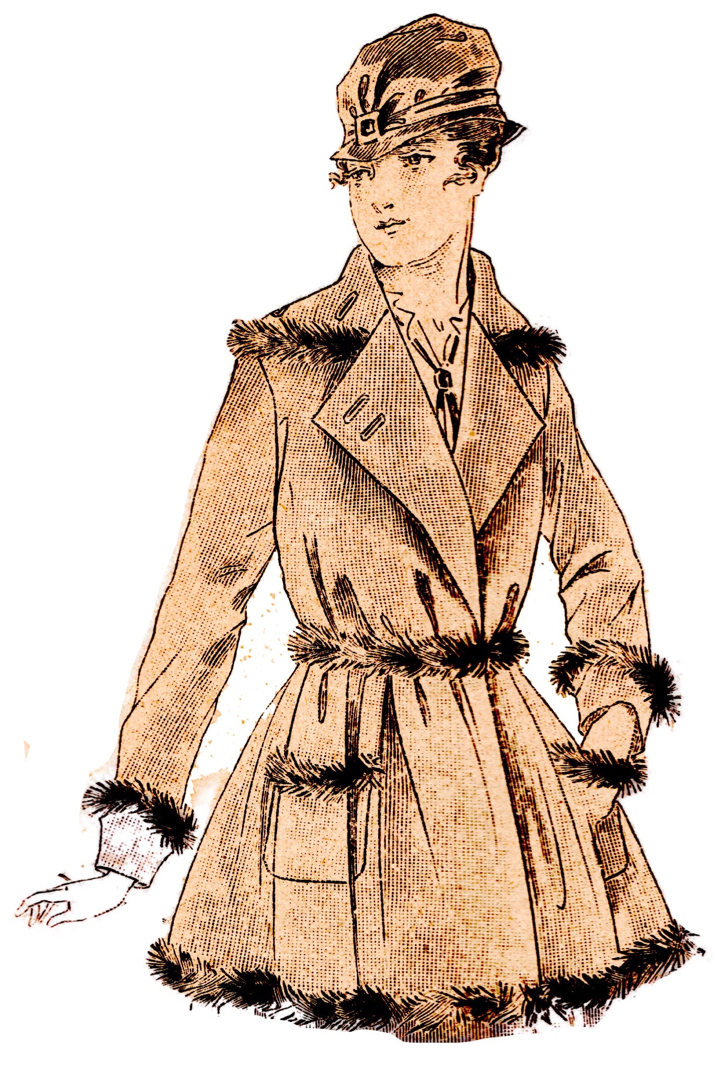 Das Blatt der Hausfrau - 1918  Fashion Magazine With Pattern Sheet