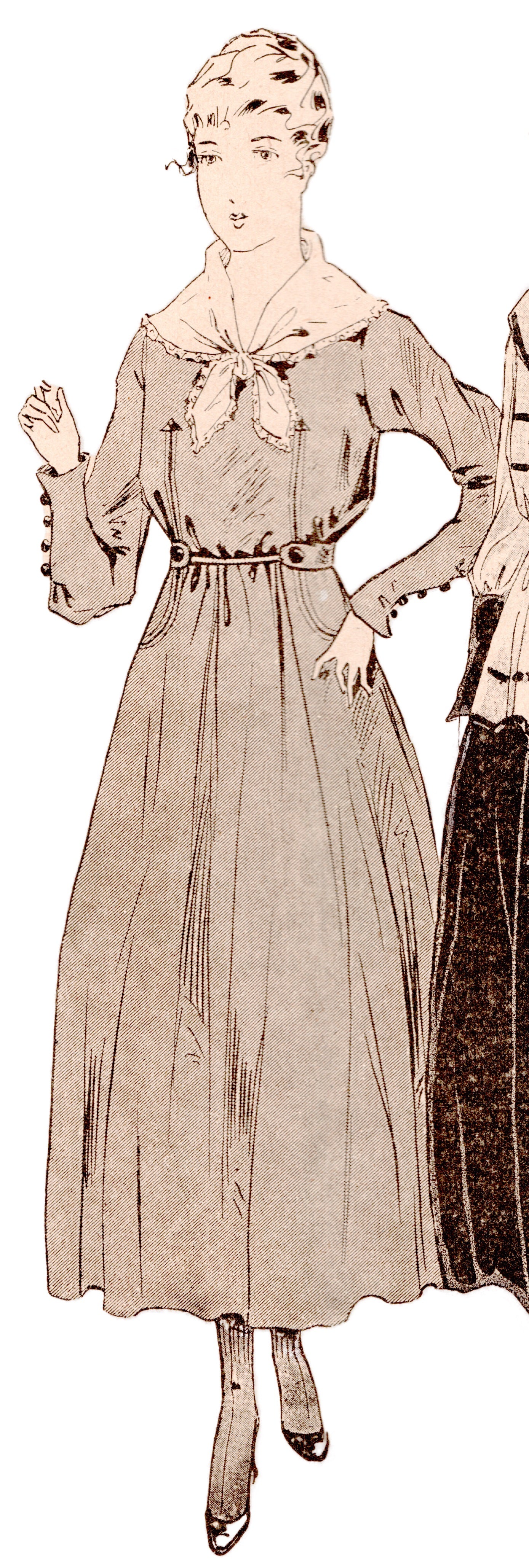 Das Blatt der Hausfrau - 1918  Fashion Magazine With Pattern Sheet