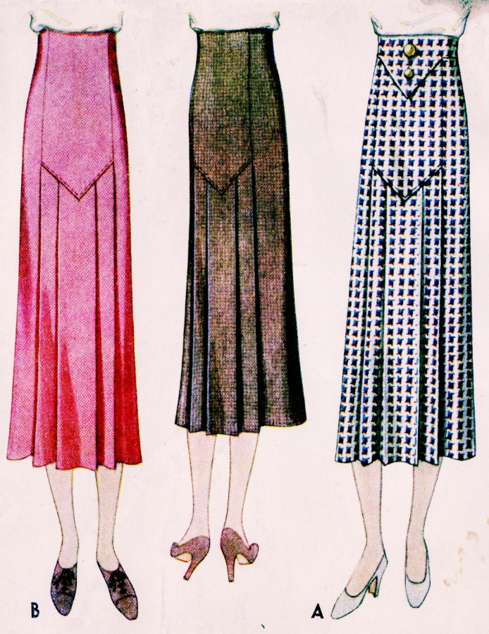 # 7092 - Skirt With Pleats (1932) - PDF DOWNLOAD
