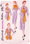 Original Pattern # 8423 Simplicity Dress With Scarf