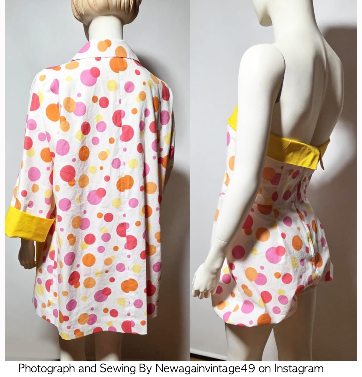 # 9295 - Swimsuit With Cover Up Jacket (1953) - FULL SIZED PRINT OR PDF DOWNLOAD