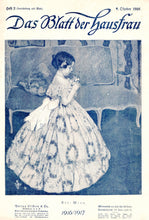 Das Blatt der Hausfrau - 1918  Fashion Magazine With Pattern Sheet