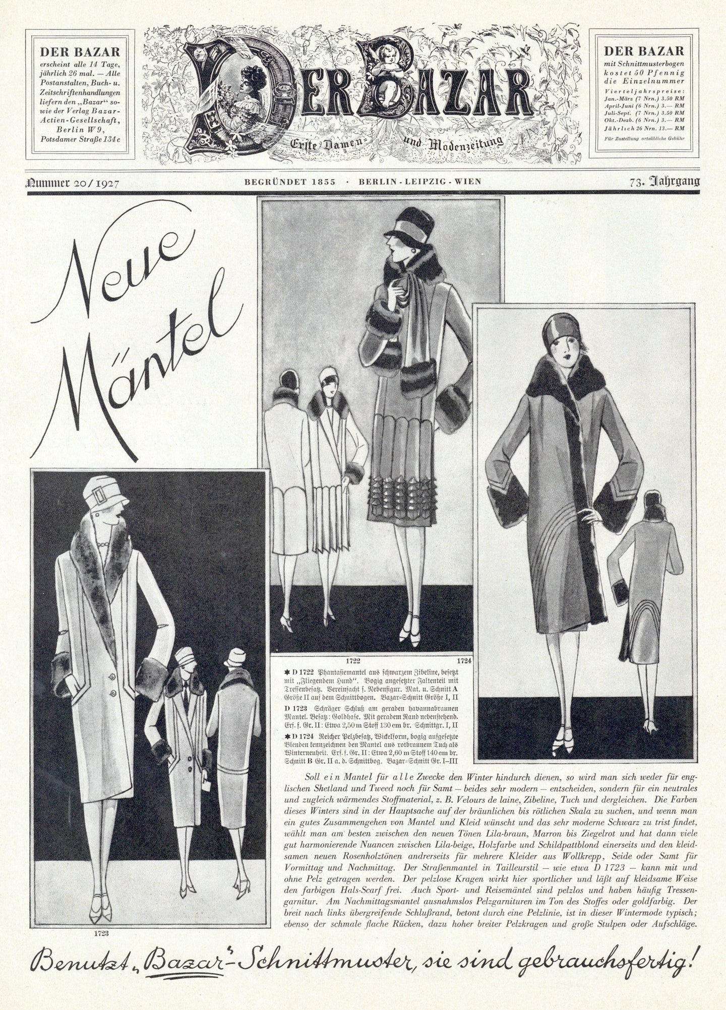 Reference - Der Bazar (1927)