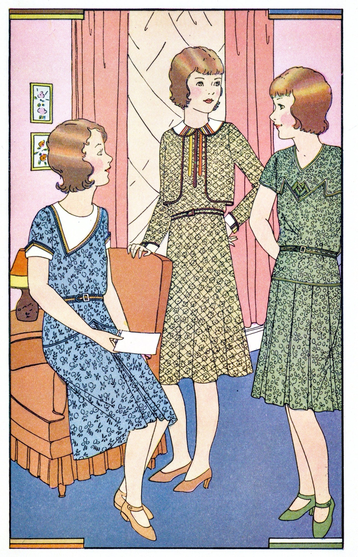 Wrights Bias Fold Tape Booklet and Pattern (1932)