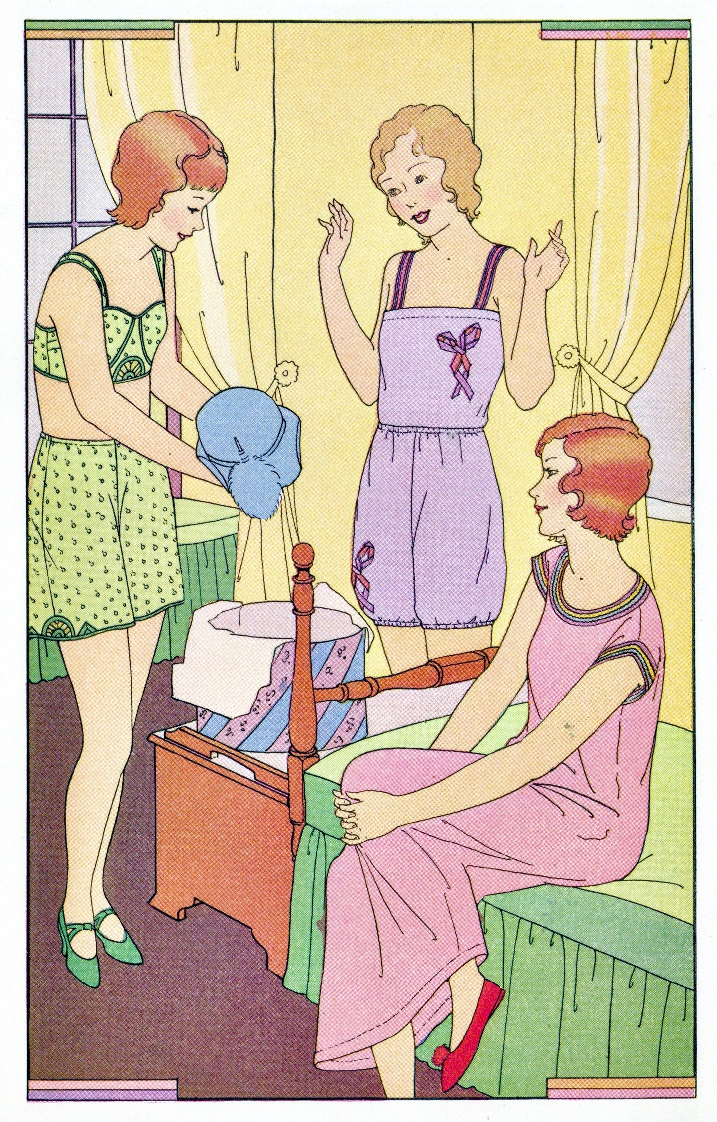 Wrights Bias Fold Tape Booklet and Pattern (1932)