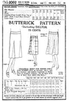 # 1091 - 1920's Skirt With Godets -  Full Sized Print