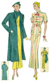 # 1418 - Dress With Coat - Full Sized Print
