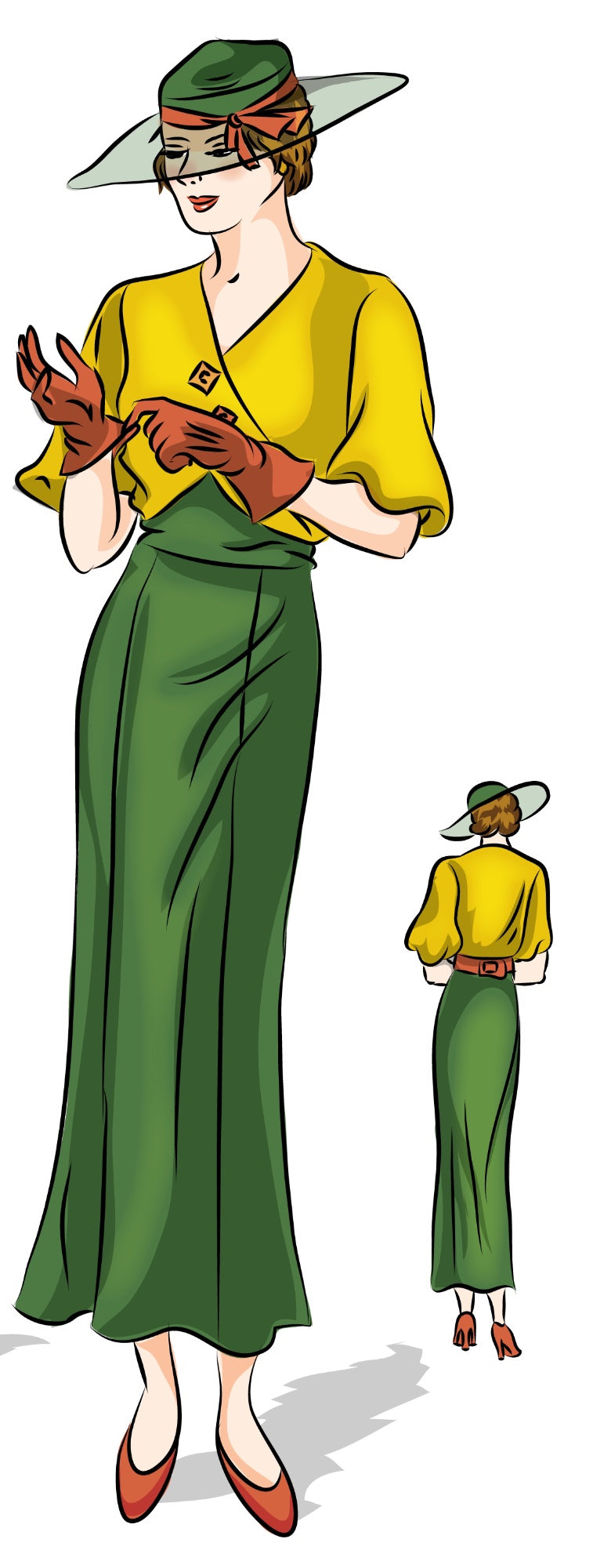 # 1553 - Dress With Jacket - PDF