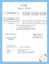 # 2486 - 1940's Sports Shorts - Full Sized Print