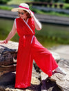 # 3437 - Beach Pajamas With Long Or Bolero Style Jacket - Full Sized Print
