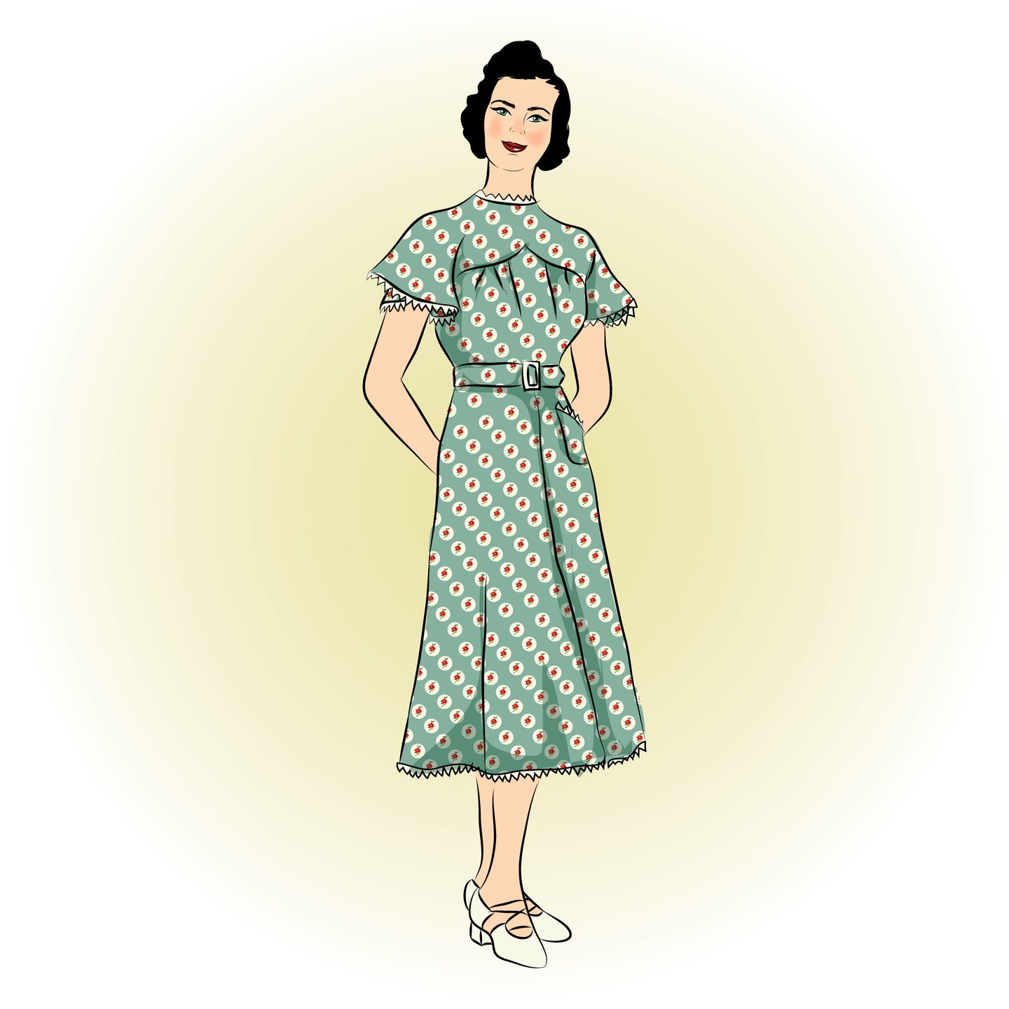 # 8769 - Bathing/Play Suit & Cover-Up Dress - Full Sized Print