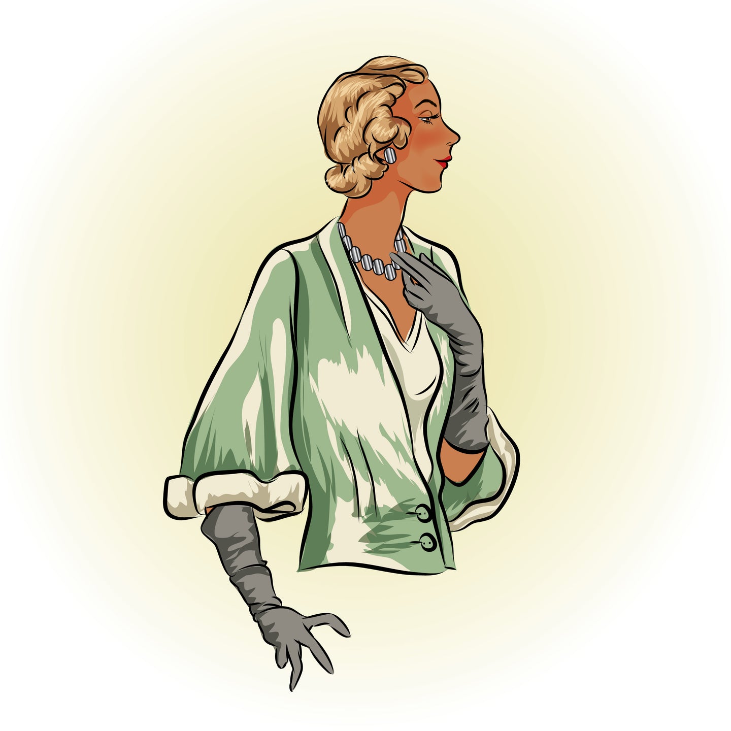 # 6492 - Evening Coatee - PDF