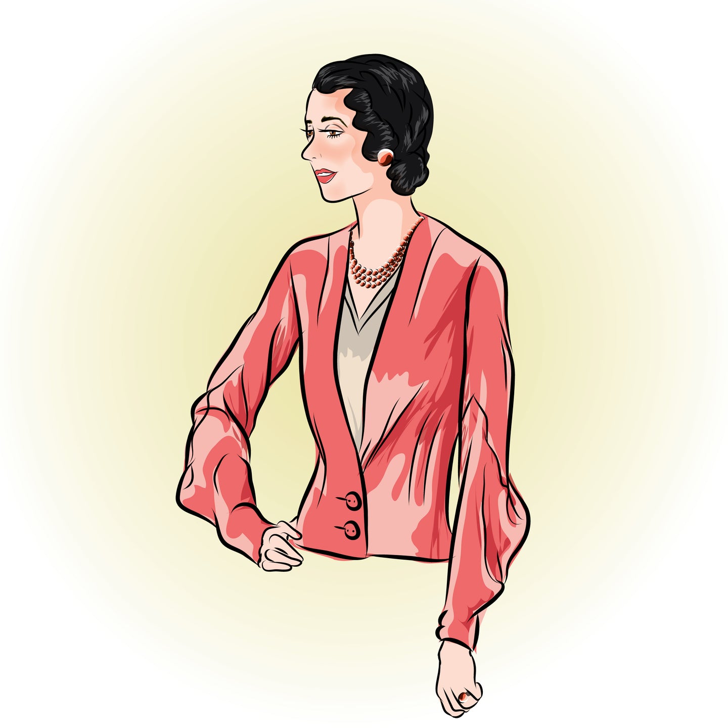 # 6492 - Evening Coatee - PDF