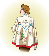 # 1565 - 1950's World Traveler Jacket -  Full Sized Print