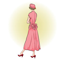 # 2761 - Dress With Drape - Full Sized Print