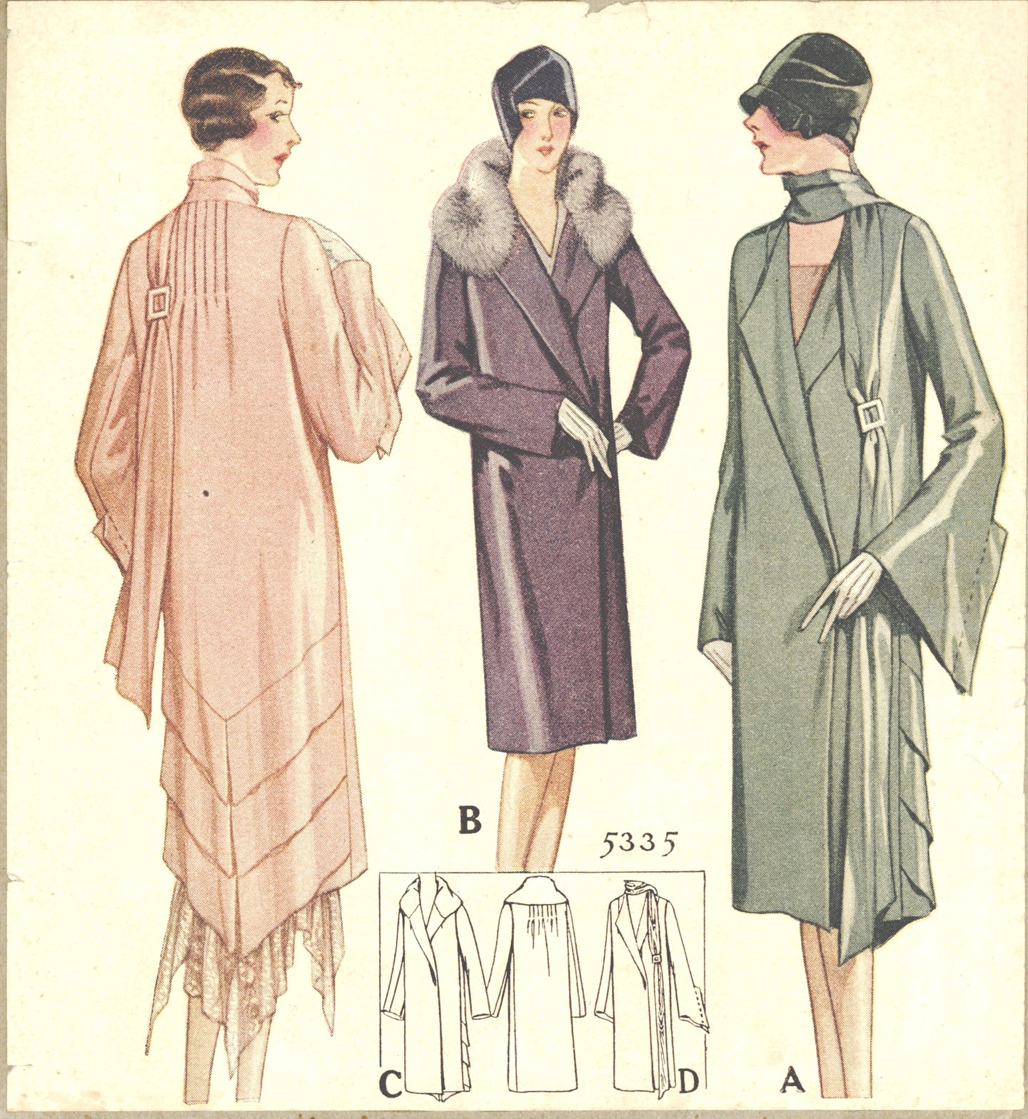 # 5335 - Coat With Bands - Full Sized Print