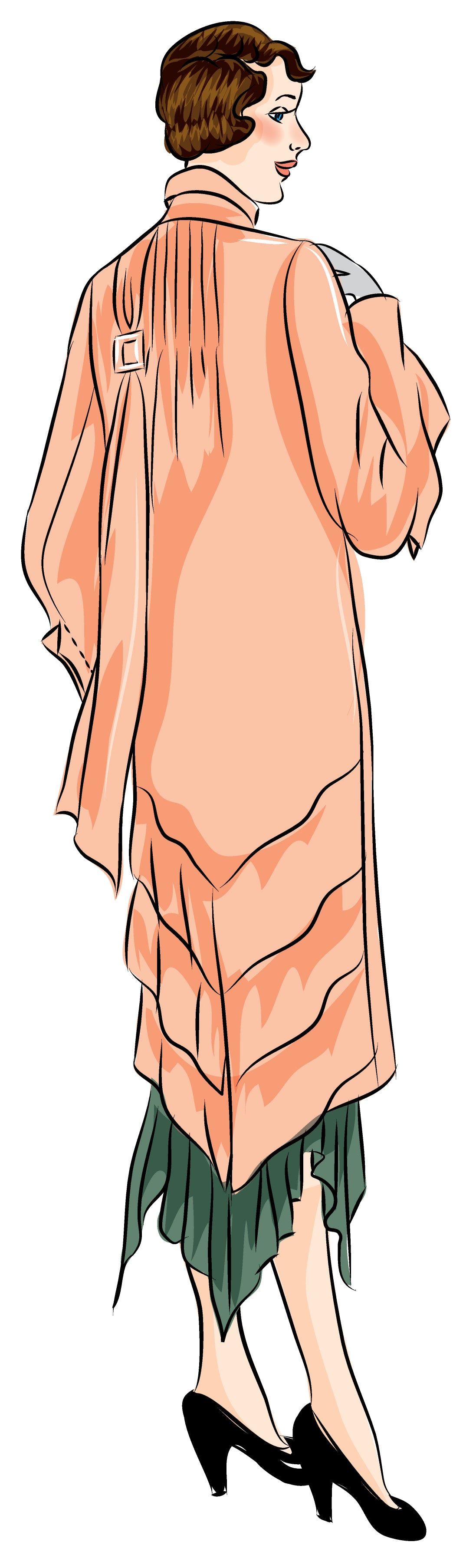 # 5335 - Coat With Bands - PDF