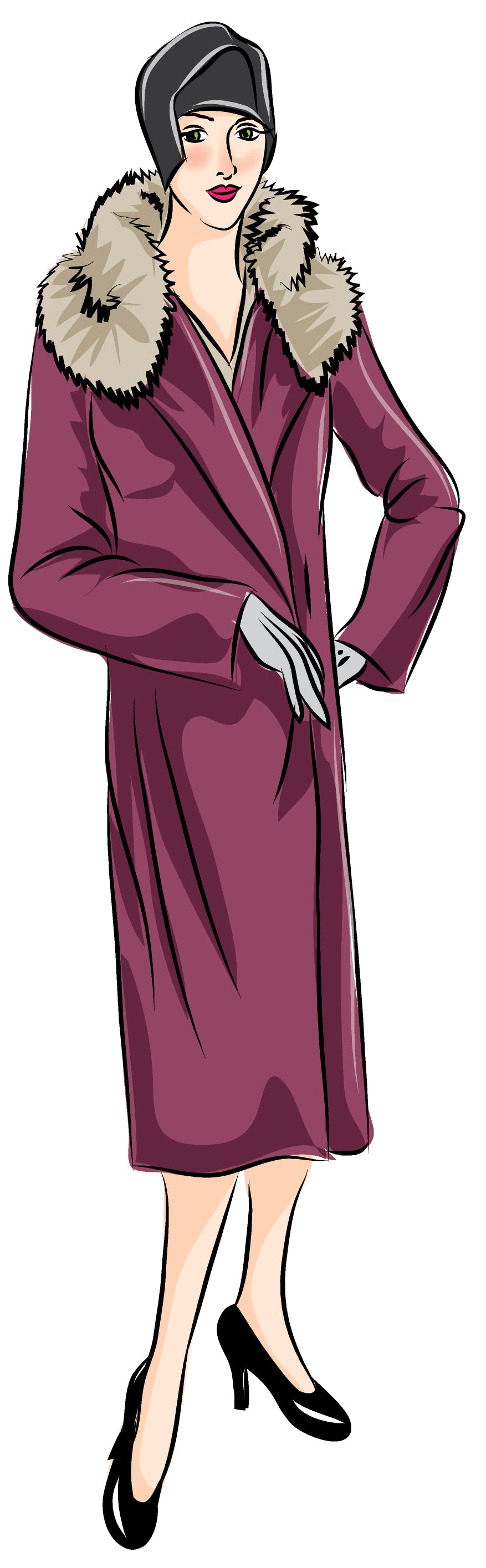 # 5335 - Coat With Bands - PDF