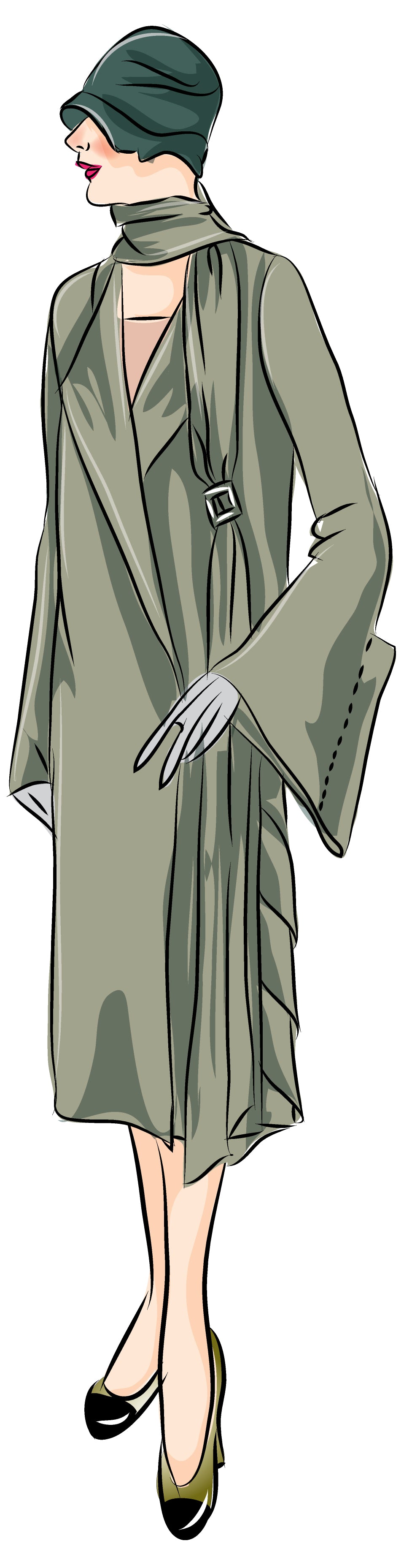 # 5335 - Coat With Bands - PDF