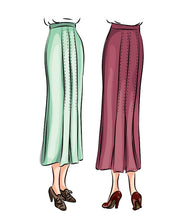 # 8030 - 1930 Skirt With Kick Pleats