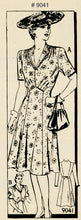 # 9041 - Afternoon Dress Full Sized Print (circa 1943)