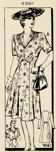 # 9041 - Afternoon Dress - PDF Download (circa 1943)