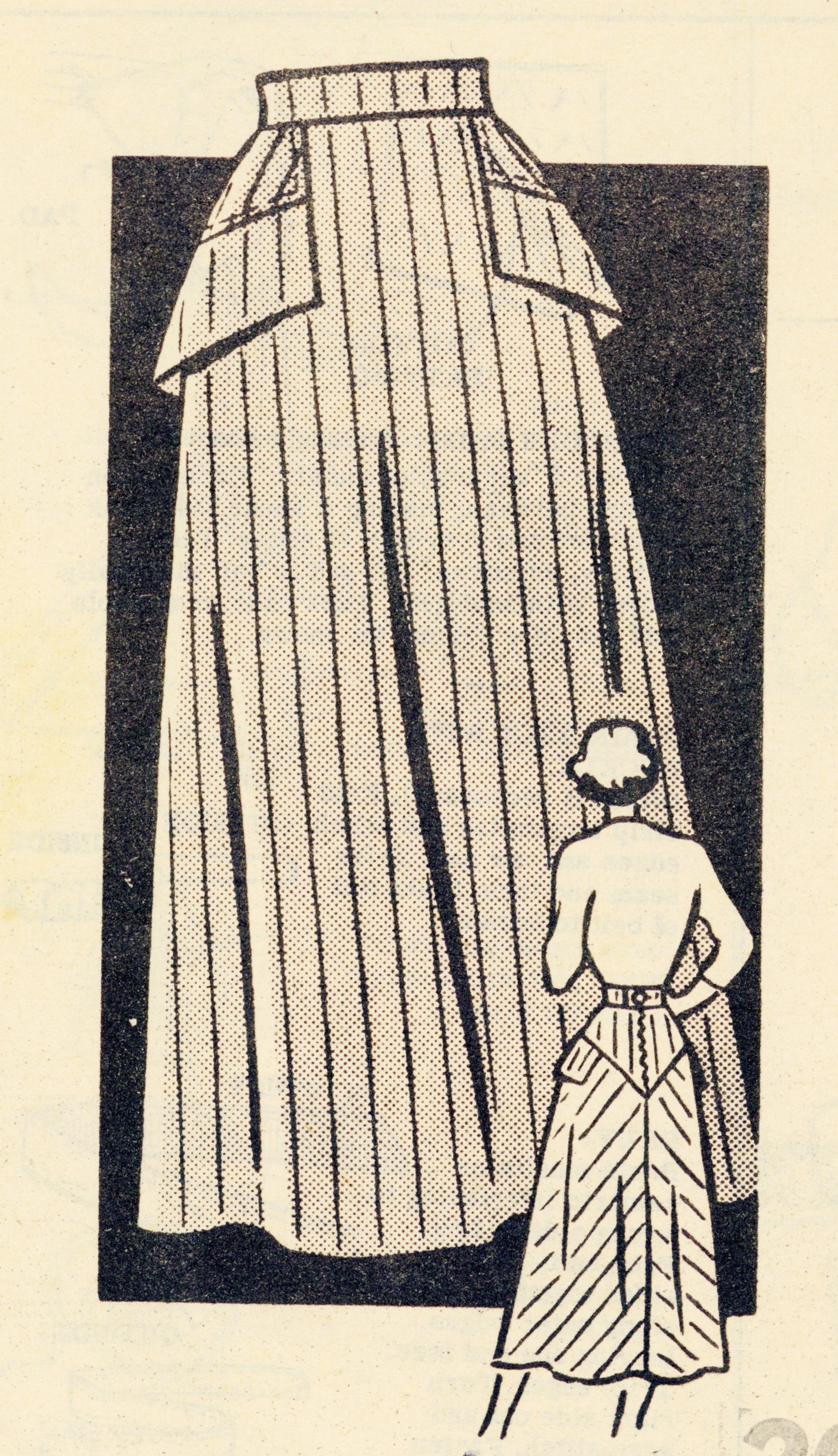 # 9380 - 1950's Skirt With Yoke -  Full Sized Print