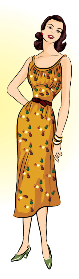 # 9413 - Dress With Bolero (1953) Full Sized Print